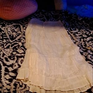 A beautiful white dress